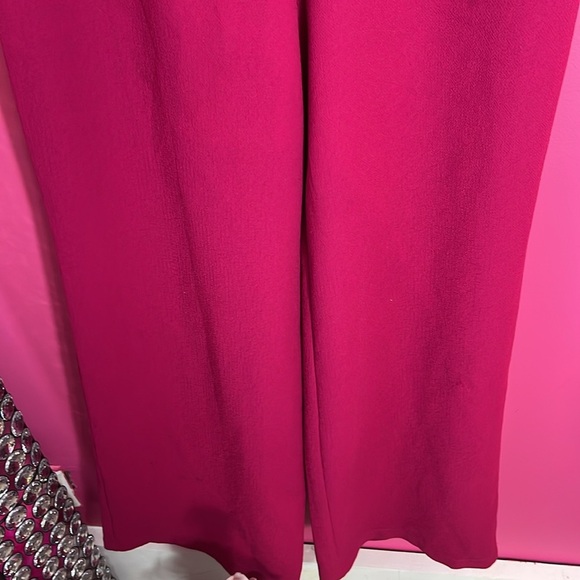 Trina Turk cranberry sleeveless jumpsuit - Picture 2 of 7